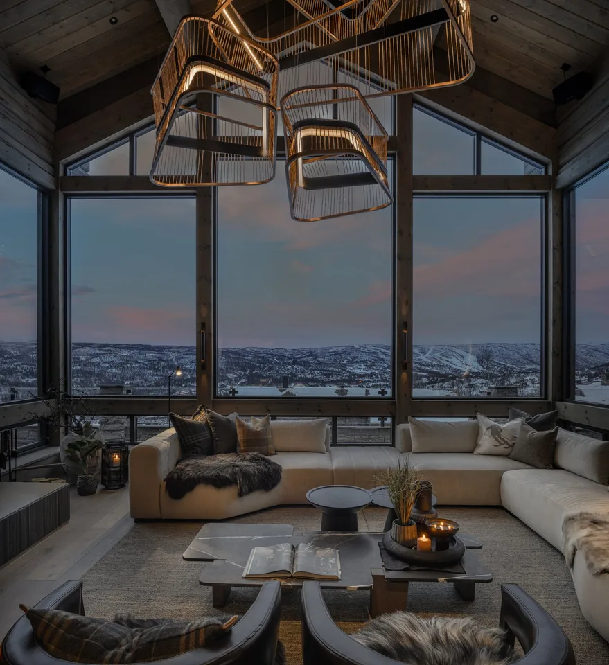High-End Luxurious Mountain Home with stunning mountain views in Geilo, Norway