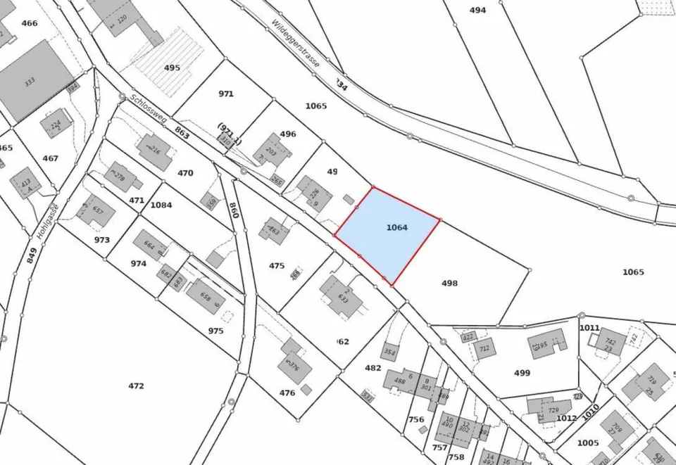 874 m² Bauland-Parzelle