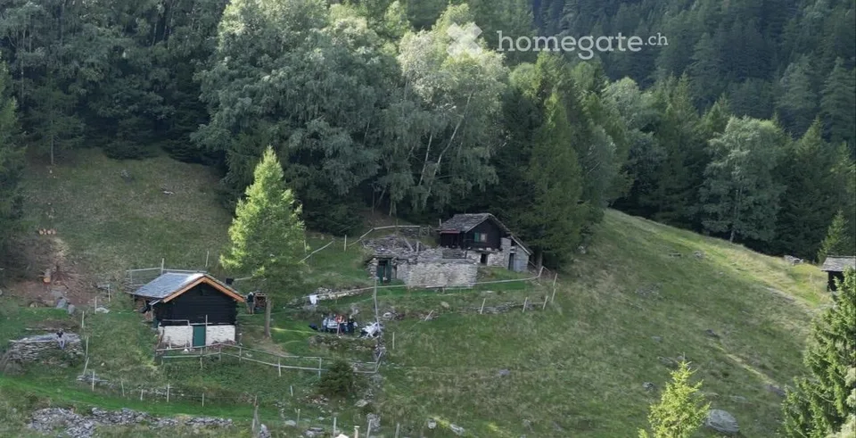 Rustico historique sur l'Alp Cavaionc / Calancatal
