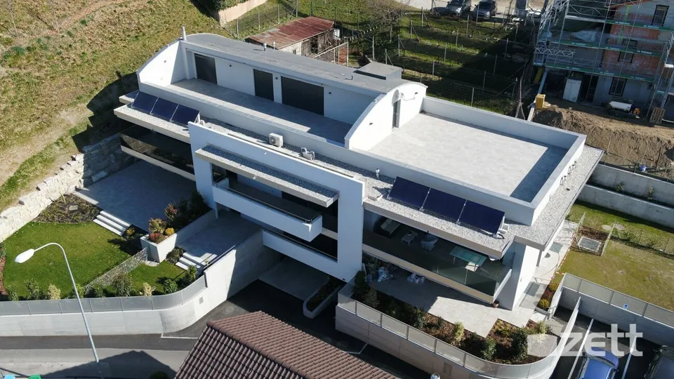 Lugano - Residenza 7Bello - 3.5-Zimmer-Wohnung im 1. Stock mit großer Terrasse
