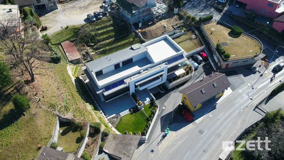 Lugano - Residenza 7Bello - 3.5-Zimmer-Wohnung im 1. Stock mit großer Terrasse
