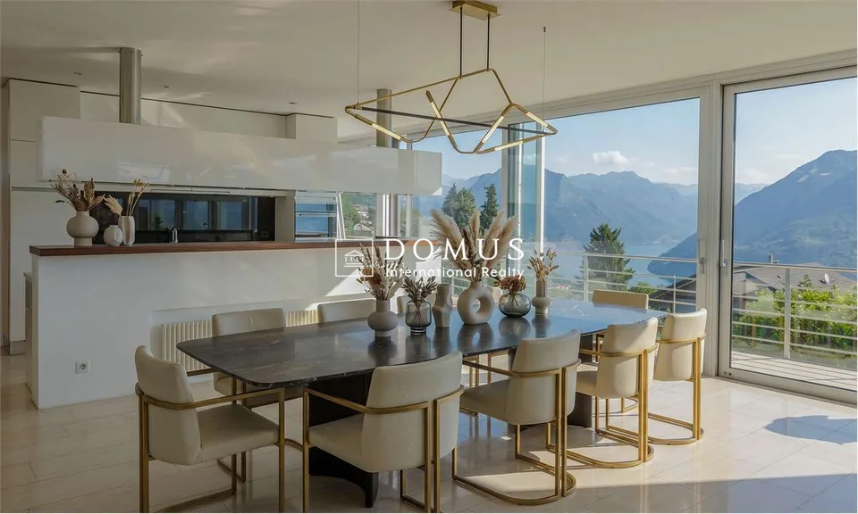 Lugano-Carona: moderne Villa in Carona mit Blick auf den Luganersee... – Foto 17 von 25