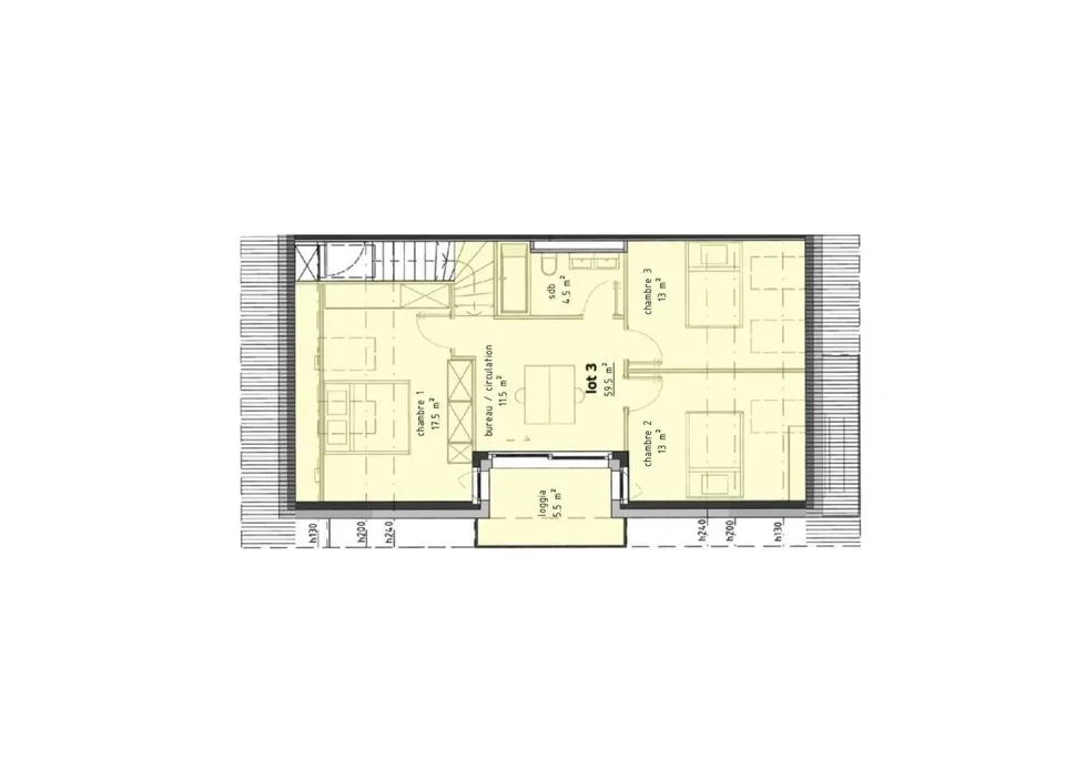 Duplex de 4.5 pièces avec balcons – Foto 19 von 22