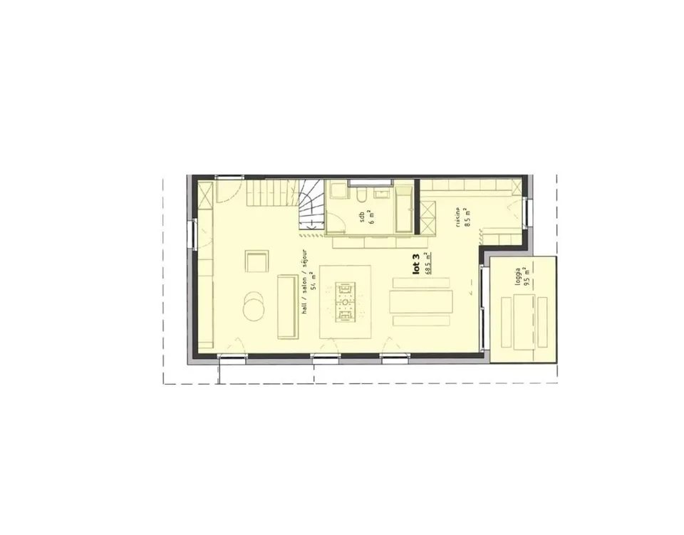 Duplex de 4.5 pièces avec balcons – Foto 18 von 22