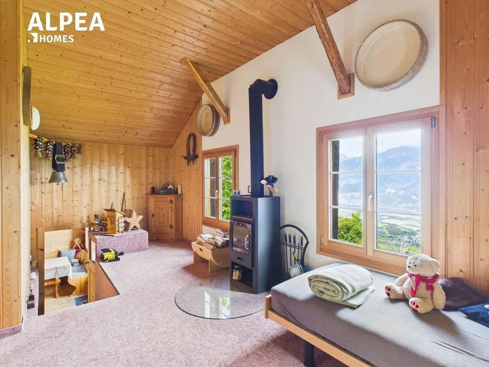 Chalet-Chic mit Bergpanorama