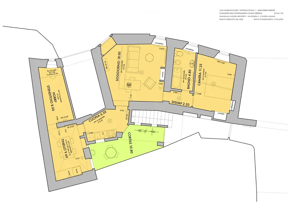Appartement dans le noyau de Morbio Inferiore