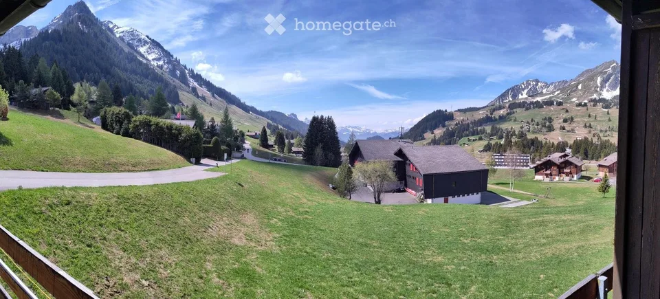 Atemberaubender Blick, Ideal, Erholung in der Stille am Berg