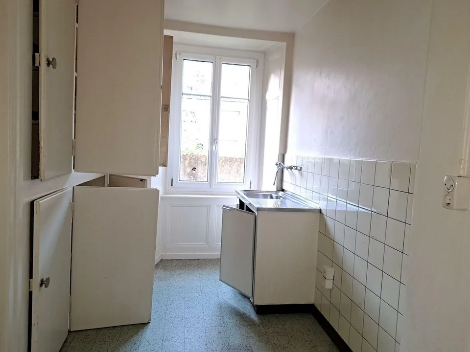 Appartement de 3 pièces, rue Numa-Droz 98 rez de chaussée