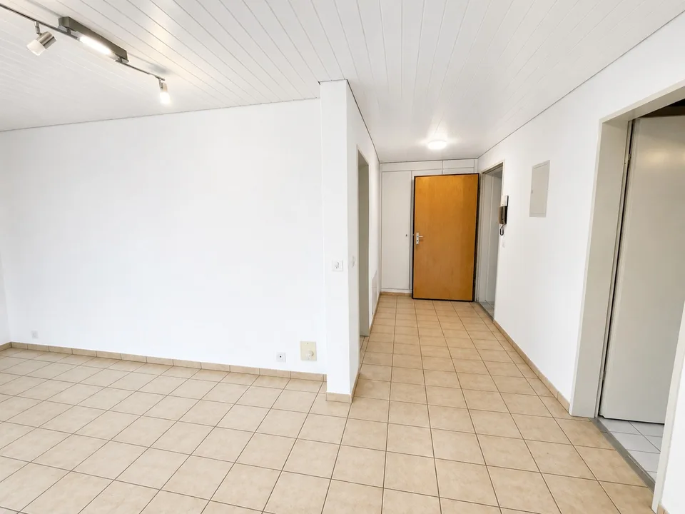 Appartamento mansardato originale di 3,5 locali con ampio balcone e soffitta privata
