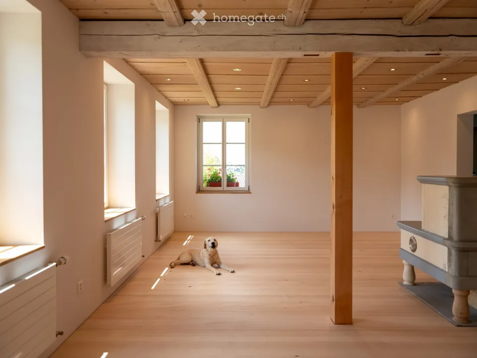 Neue moderne 2.5 Zi. Wohnung mit Charme in Bauernhaus im EG – Foto 9 von 11