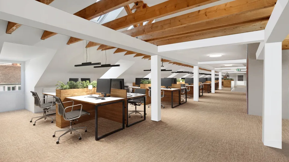 Loft-Atmosphäre über den Dächern von Zürich