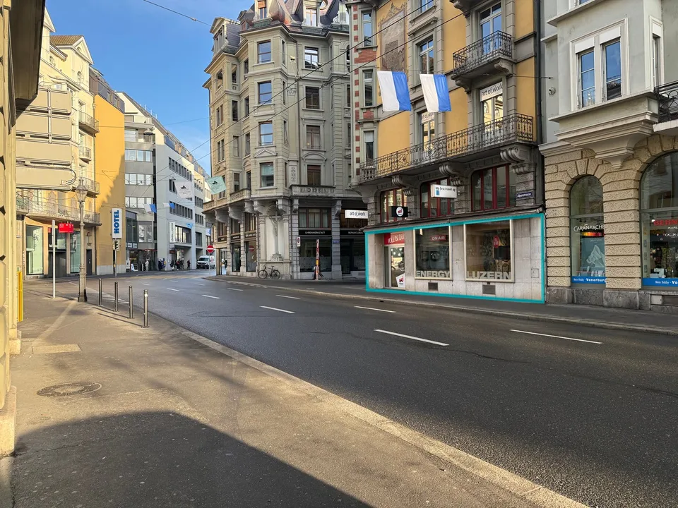 Attraktive Geschäftsfläche an zentraler Lage in Luzern