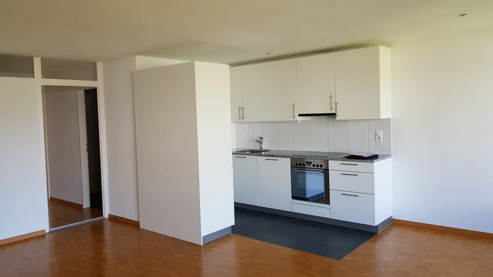 Exklusive, lichtdurchflutete Wohnung mit traumhaftem Ausblick ins Grüne und weitläufigem Balkon.