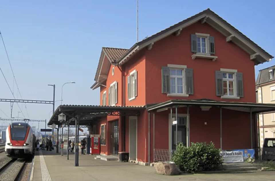 Aussenparkplatz am Bahnhof Laufenburg