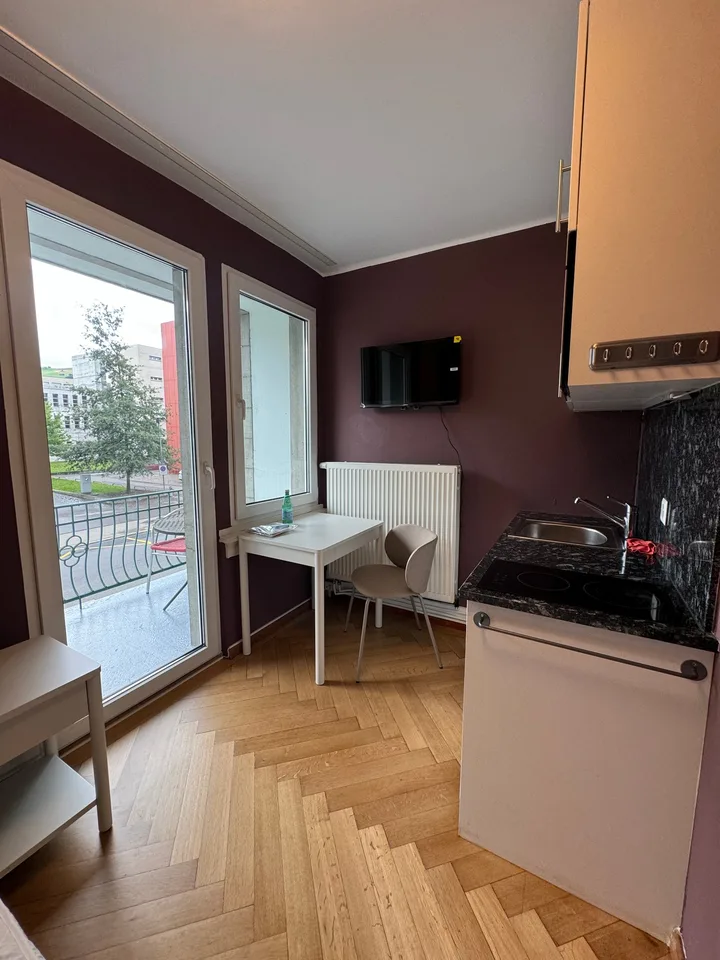 Frisch saniertes und neu möbliertes Studio zu vermieten
