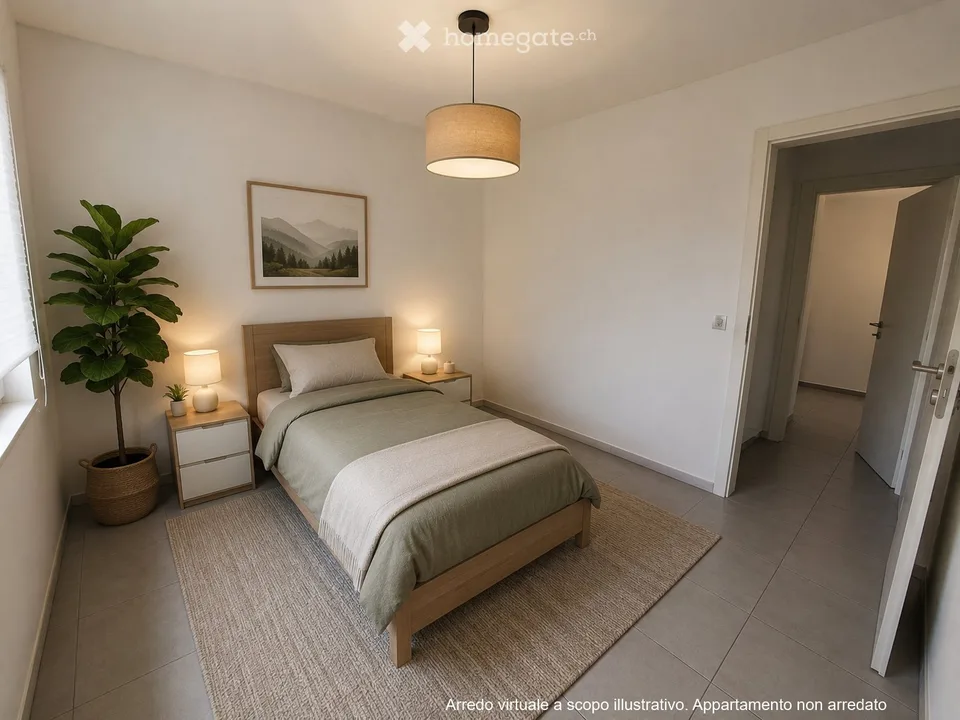 Accogliente appartamento di 3 locali con giardino privato