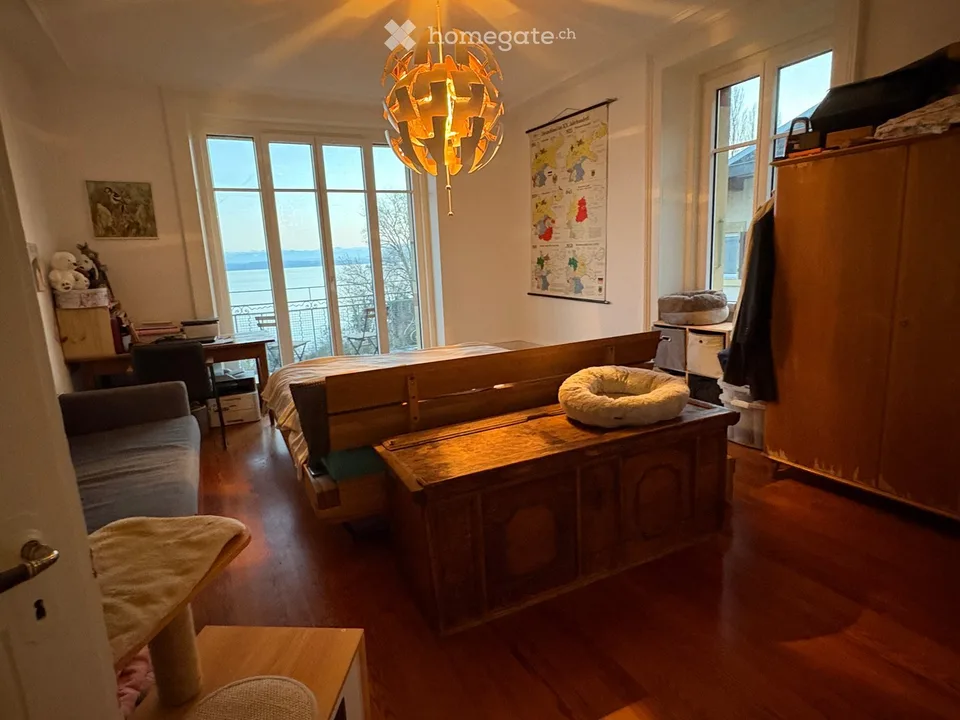 Charmante 4.5-Zimmer-Wohnung mit Seeblick am Quai Max-Petitpierre