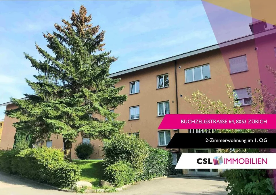 Charmante 2-Zimmer-Wohnung mit Balkon in Zürich-Witikon