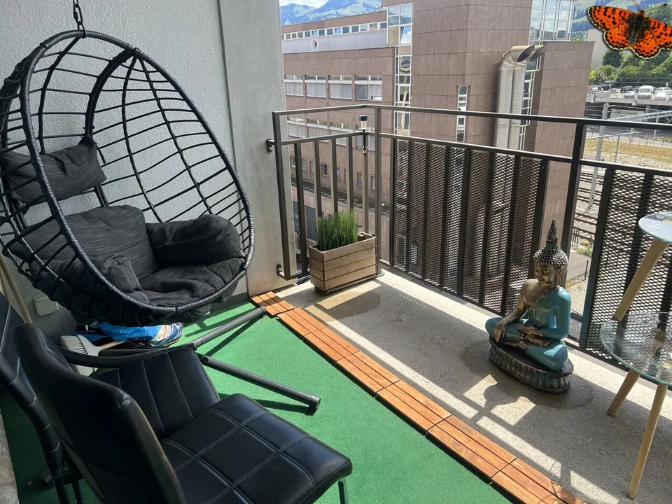 2 ½ pièces meublé au centre-ville de Bulle – foto 6 di 9
