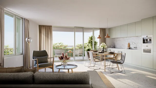 Appartements de 4,5 dans un cadre calme et verdoyant à Châtonnaye
