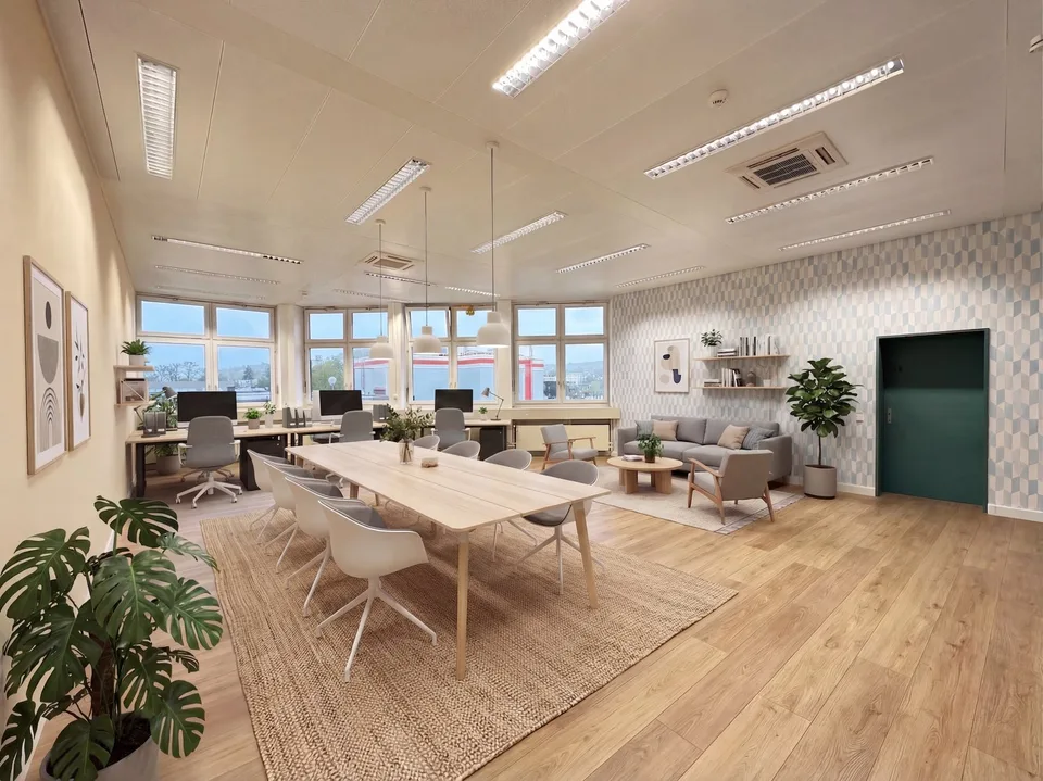 Espace de bureau lumineux au Honeywell-Platz 1 à Dielsdorf, 70 m² dans un emplacement central