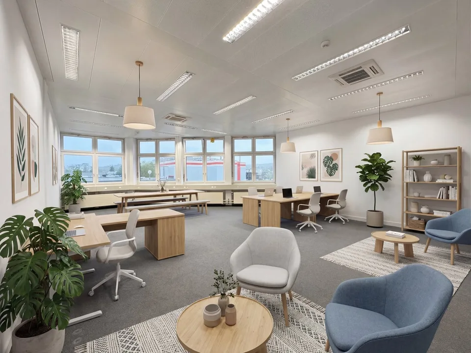 Espace de bureau lumineux au Honeywell-Platz 1 à Dielsdorf, 70 m² dans un emplacement central