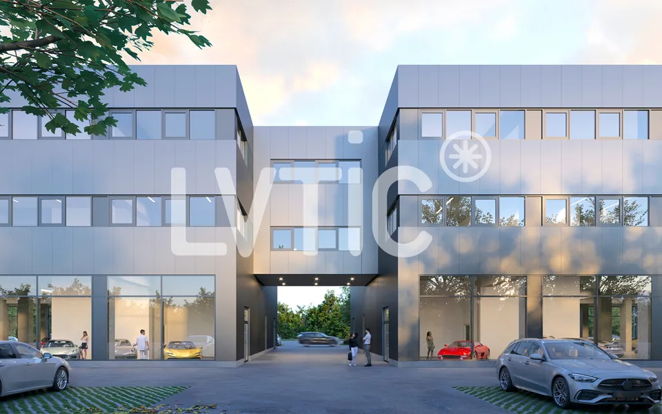 Showroom, laboratori, uffici di 3000 m2 divisibili in affitto a Nyon