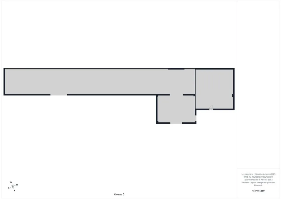 Spazio di stoccaggio di circa 280 m2 al 1° seminterrato con montacarichi