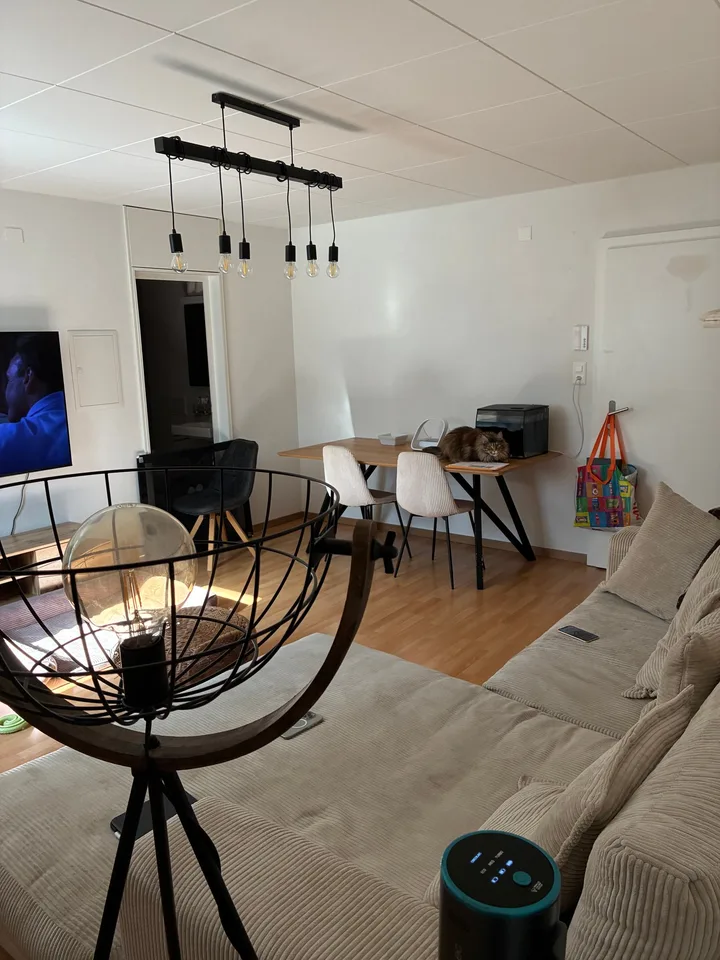 Zu vermieten, eine schöne 2-Zimmer-Wohnung, in einem Altbau, im Herzen von St-Maurice!