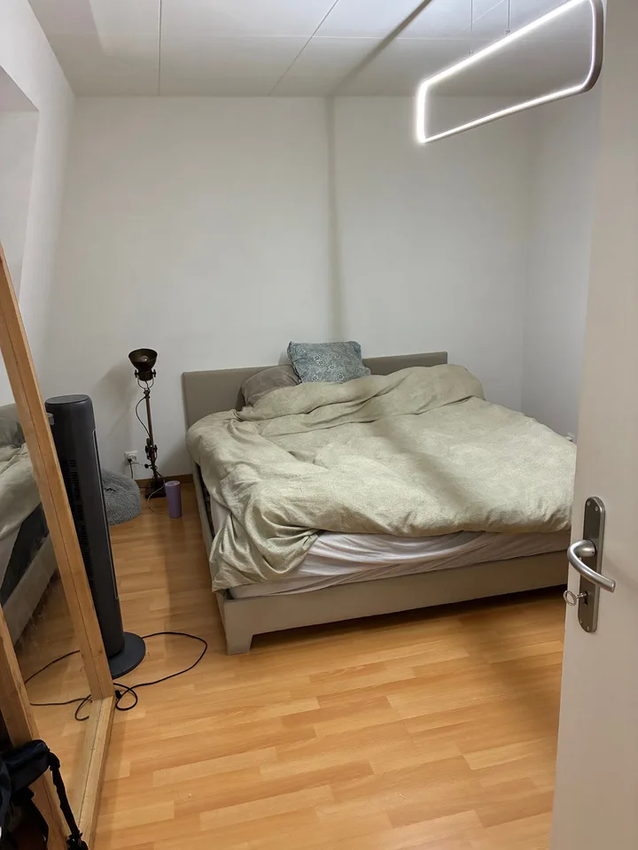 Zu vermieten, eine schöne 2-Zimmer-Wohnung, in einem Altbau, im Herzen von St-Maurice!