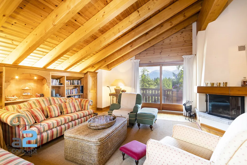 Chaleureux attique avec vue panoramique