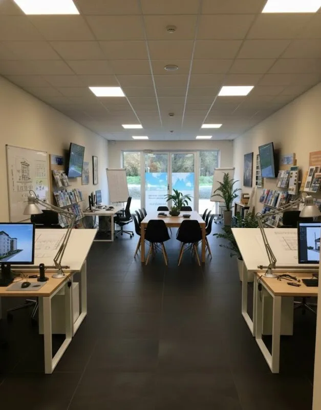 Architekturbüro /Geschäftsflächen im Gewerbezentrum Au Milavy  54m2
