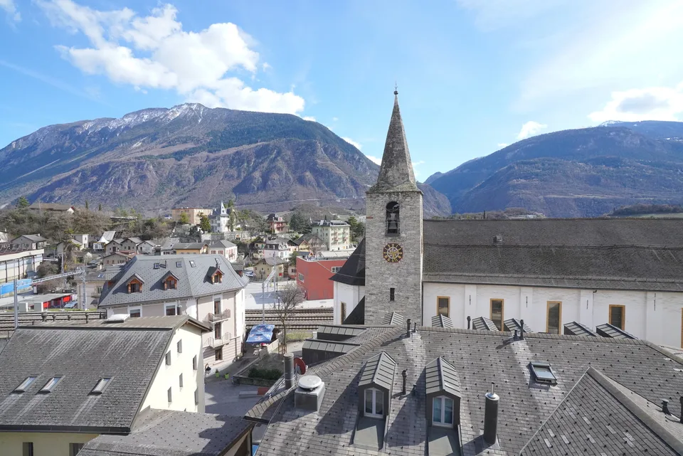 CENTRE-VILLE DE SIERRE  APPARTEMENT DUPLEX AVEC VUE