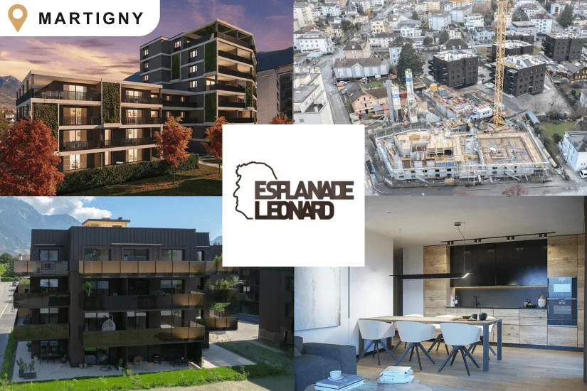 Superbe appartement 3.5p neuf - Esplanade Léonard Martigny