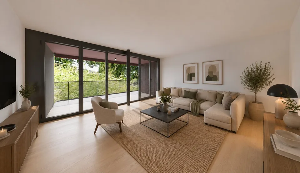 Stilvolle 3.5-Zimmerwohnung mit Balkon & Sitzplatz