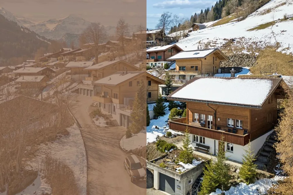 Stilvolles Chalet mit beeindruckender Aussicht und Zweitwohnungskontingent