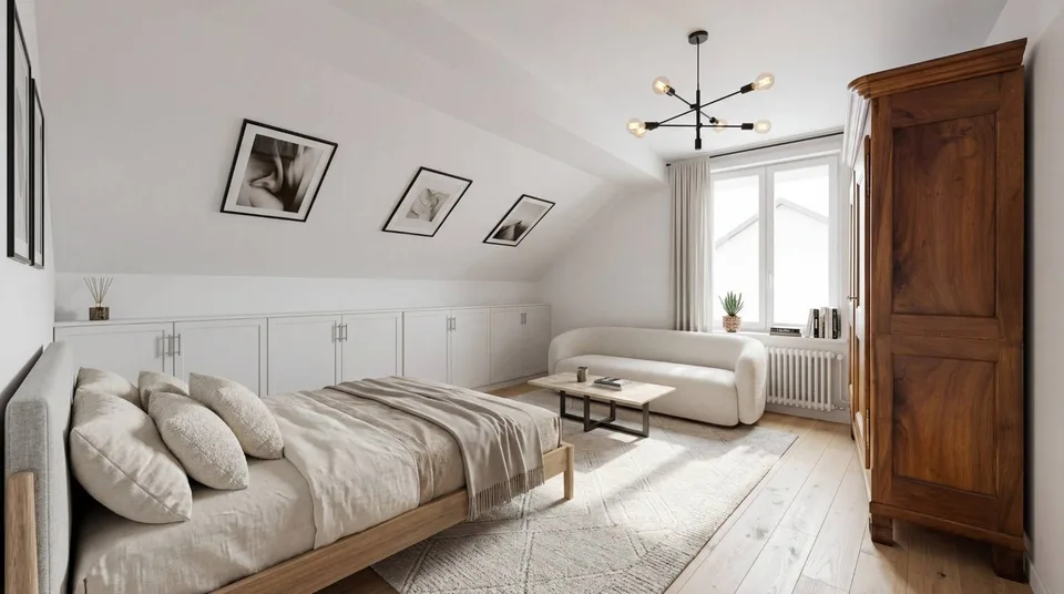 Wohnung mit 3.5 Zimmern & unabhängigem Dachbodenbereich – Foto 8 von 10