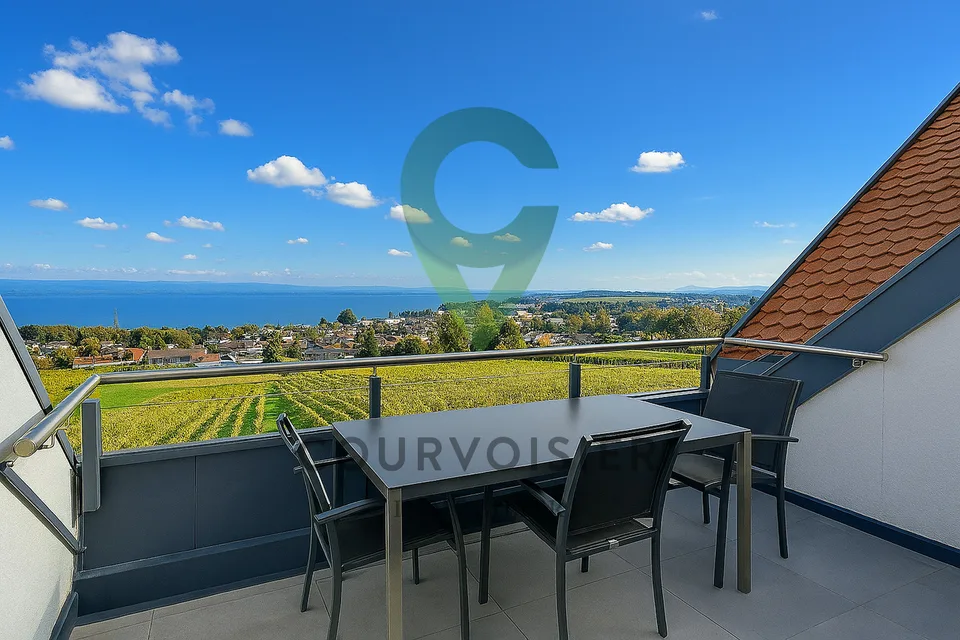 Prestigieux 4,5 pièces avec panorama exclusif sur le lac et les montagnes