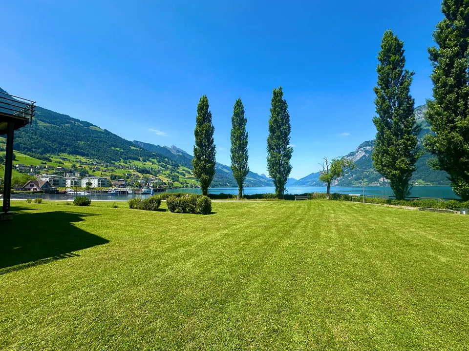 Appartamento 4,5 locali direttamente sul lago con vista panoramica - come vacanza o