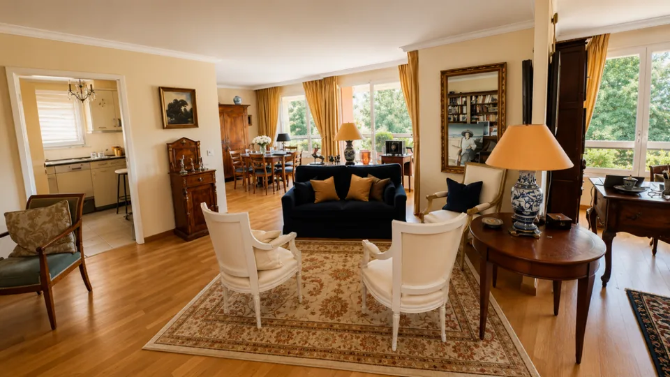 Magnifico attico di 3,5 locali con terrazza, tetto privato e vista parziale sul lago - Alle porte di Ginevra