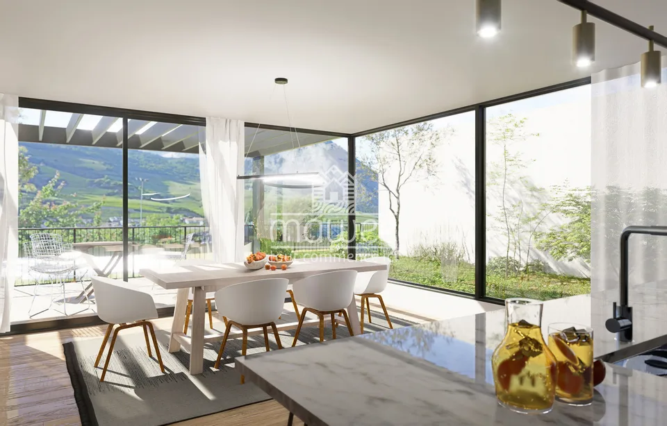 Nouvelle villa contemporaine à Saillon - Un cadre de vie préservé