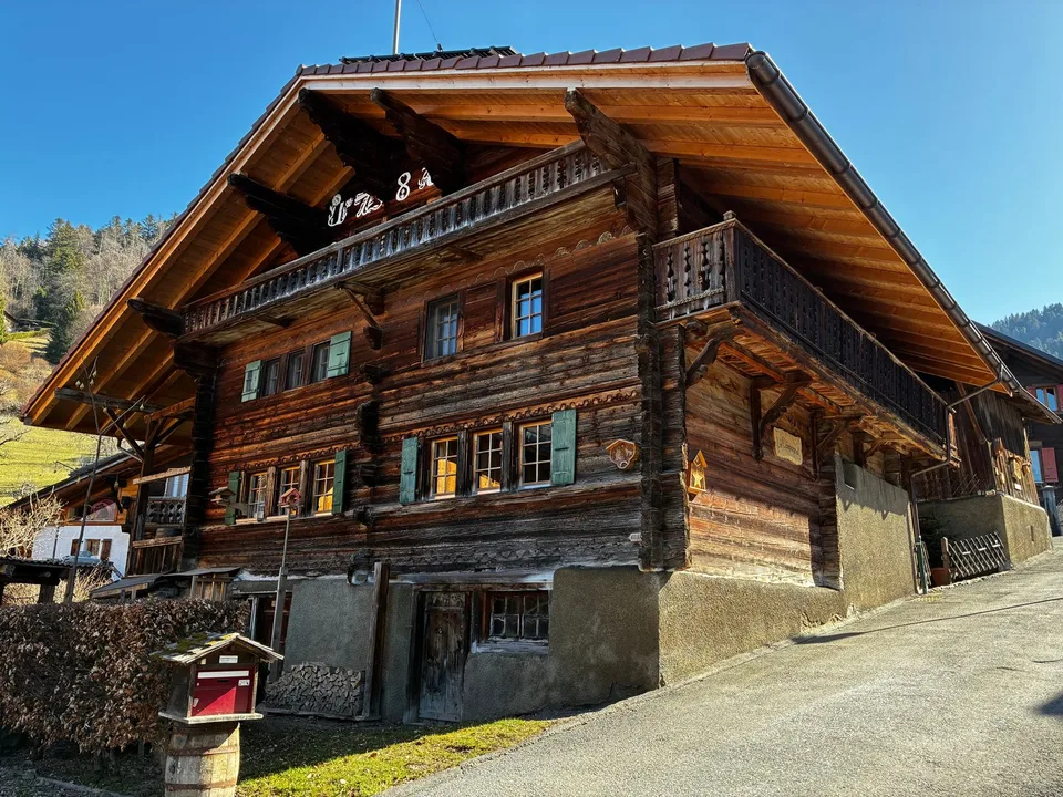 Viager occupé - 5min stations de skis - Chalet alpin authentique – Entièrement rénové –   Panex