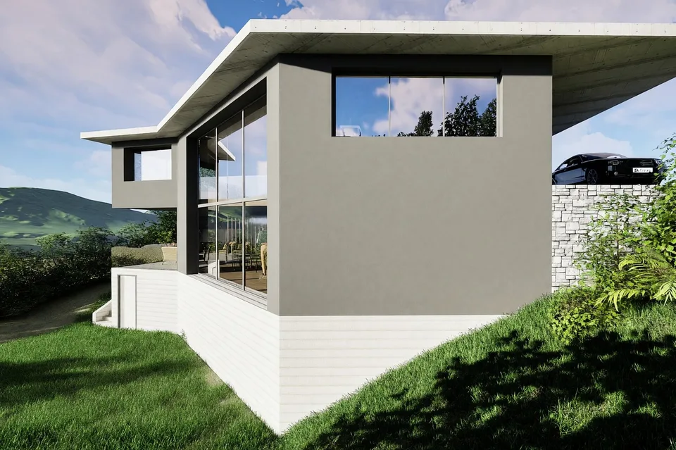 Villa moderna con licenza edilizia approvata – Foto 12 von 12