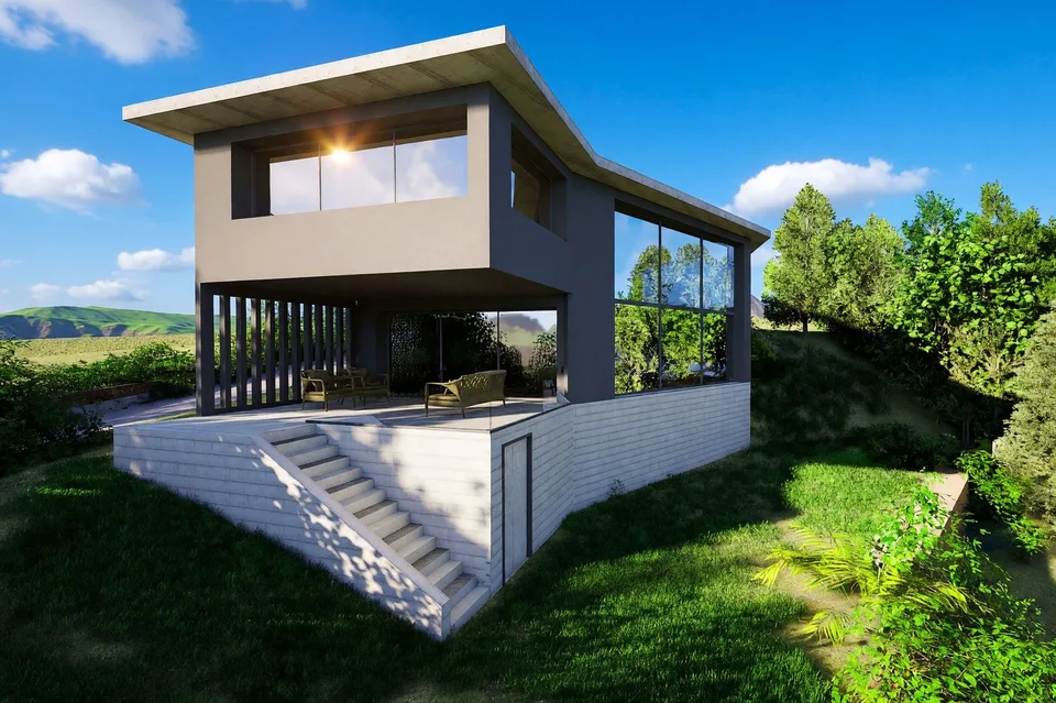 Villa moderna con licenza edilizia approvata – Foto 11 von 12