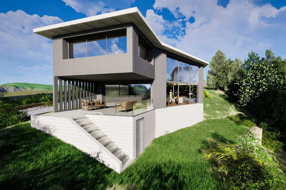 Villa moderna con licenza edilizia approvata – Foto 10 von 12