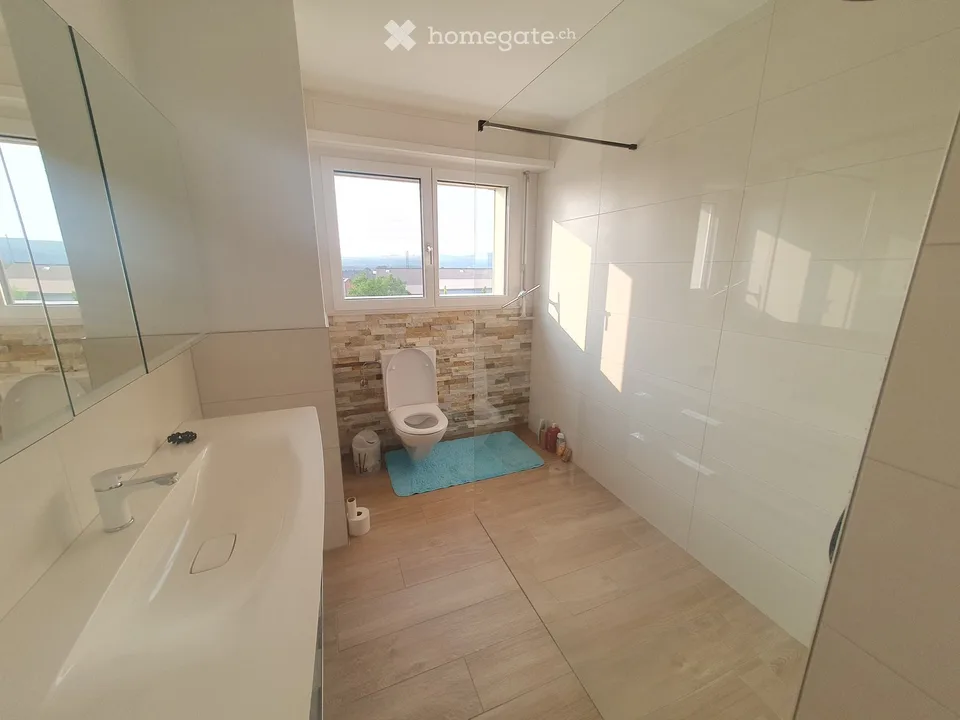 Ampio appartamento mansardato di 4.5 locali con balcone e camino a Möhlin