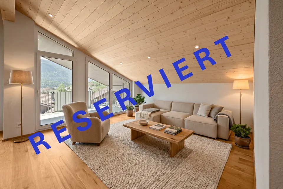 3.5-Zimmer-Dachwohnung mit Bergpanorama