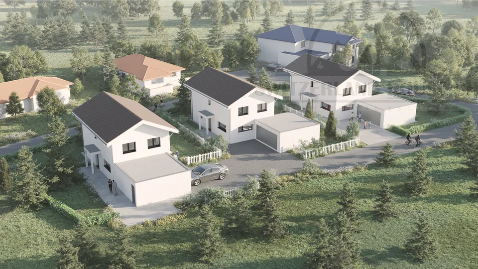 Magnifica villa individuale nuova di 5,5 locali con grande giardino a Lovens
