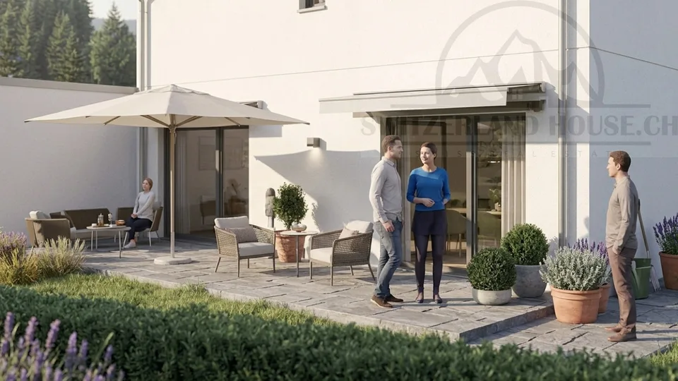 Magnifique villa individuelle neuve de 5.5 pcs avec grand jardin à Lovens