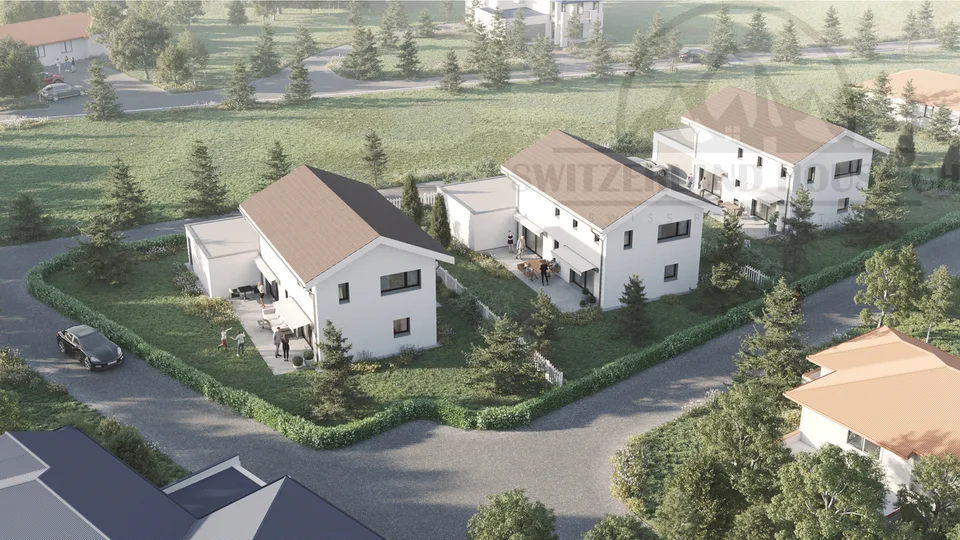 Magnifica villa individuale nuova di 5,5 locali con grande giardino a Lovens